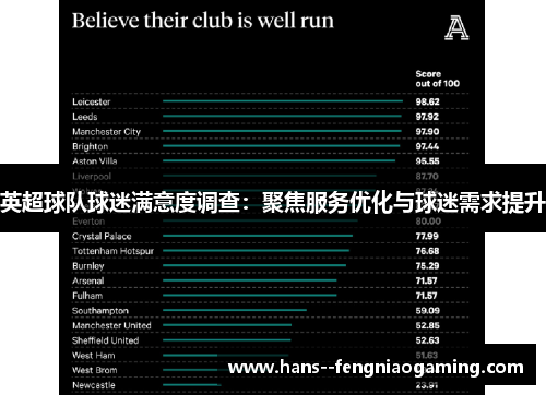 英超球队球迷满意度调查:聚焦服务优化与球迷需求提升 英超球队球迷满意度调查:聚焦服务优化与球迷需求提升